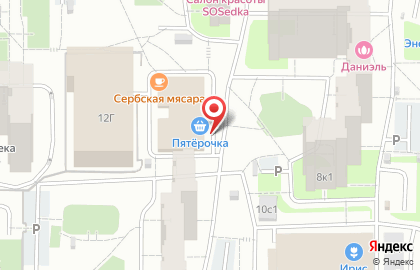 Магазин овощей и фруктов в Москве на карте