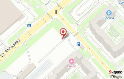 Автостоянка в Красноярске на карте