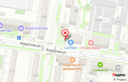 Проектная компания Востокинвестпроект на Амурской улице на карте