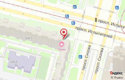 Салон Пион на карте
