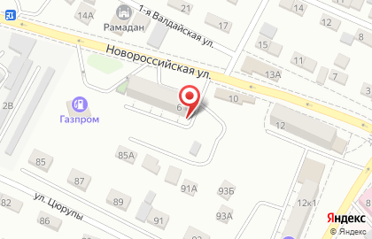 У Надежды на Новороссийской улице на карте
