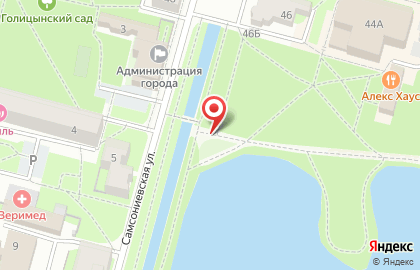 Москомприватбанк на Самсониевской улице на карте
