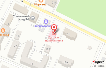Детская поликлиника Гурьевская центральная районная больница на улице Ленина на карте