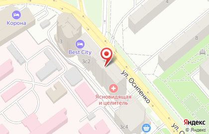 Студия лазерной эпиляции Epiplaza на улице Осипенко в Самаре на карте