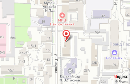Магазин Трикотажница на улице Павлова на карте