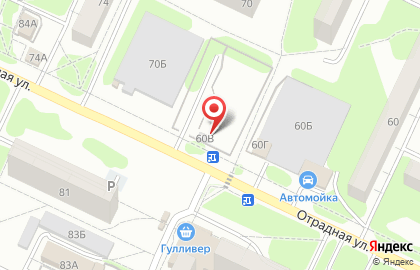 Автостоянка в Ульяновске на карте