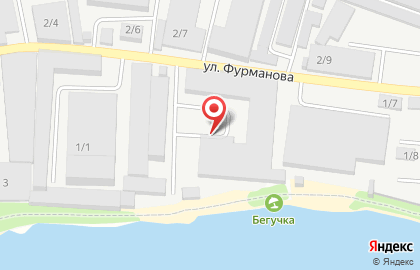 Архив Федеральной службы государственной регистрации, кадастра и картографии на улице Фурманова на карте