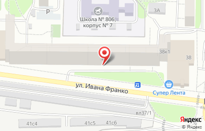 1xbet на улице Ивана Франко на карте