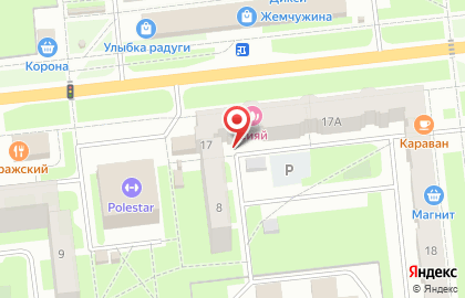 Полушка в Тихвине на карте