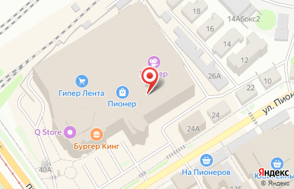 Кафе быстрого питания Матрёшка в Октябрьском районе на карте