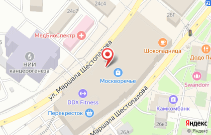 Банкомат Банк Уралсиб в Москворечье-Сабурово на карте