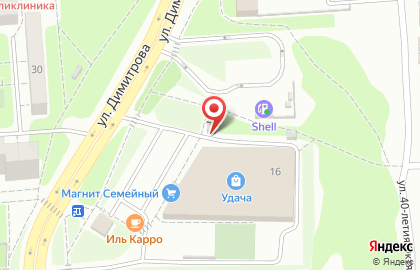 Суши-бар Красный дракон на улице Димитрова на карте