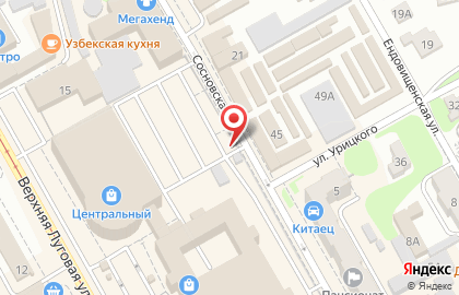 Тиандэ на Сосновской улице на карте