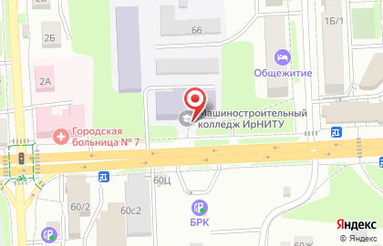 ИРНИТУ Машиностроительный колледж на карте