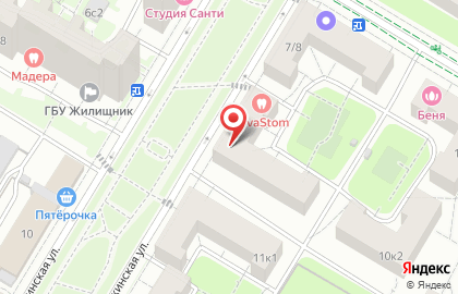 Московская служба психологической помощи населению на метро Академическая на карте
