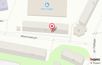 Парикмахерская Витязь на Флотской улице на карте