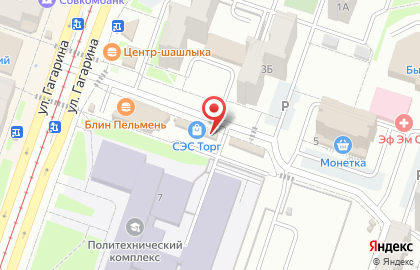 Узбекское бистро Араван в Ленинском районе на карте