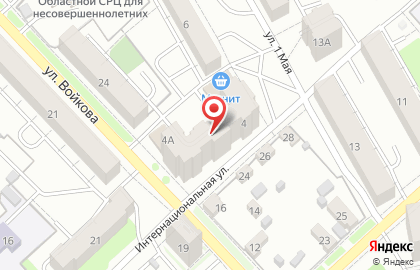 Парикмахерская Любава на улице 1 Мая на карте