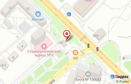 Цветочный склад МЕХиКо на Тутаевском шоссе на карте
