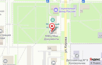 Котовский многофункциональный центр предоставления государственных и муниципальных услуг на карте