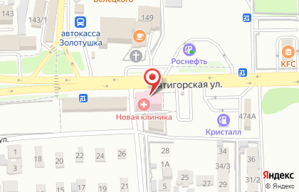 Профмед на Пятигорской улице на карте