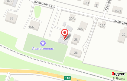 Лахта-Теннис на карте