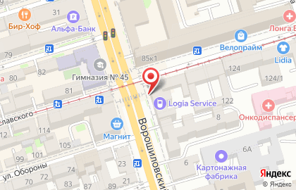 Южный ломбард на улице Станиславского на карте