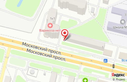 Кафе Shaurma Club на Московском проспекте на карте