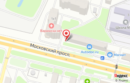 Кафе Shaurma Club на Московском проспекте на карте