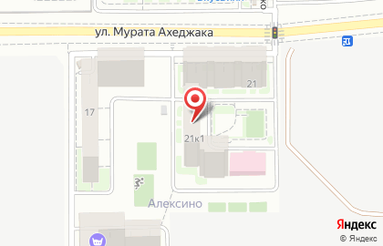 Компания Комфорт сервис на улице Мурата Ахеджака на карте