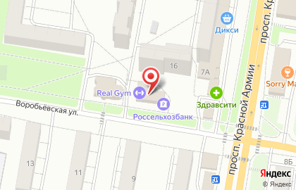 Фитнес-клуб Real Gym на карте