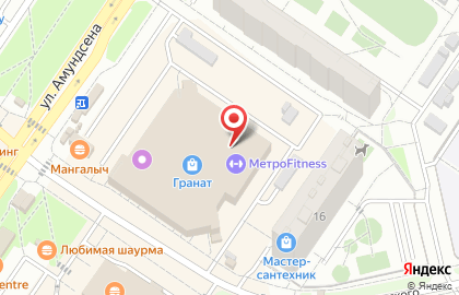 Мясная лавка на улице Амундсена на карте