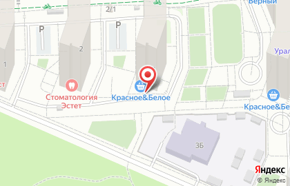 Магазин Красное & Белое в Екатеринбурге на карте