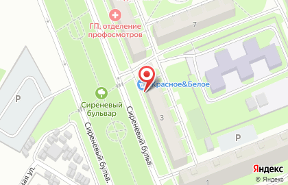 Магазин мебели P-oof на Сиреневом бульваре на карте