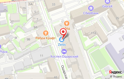 Салон оптики Zeiss в Нижегородском районе на карте