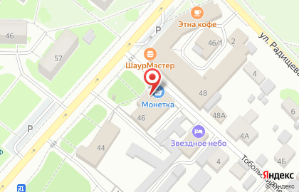 Магазин Монетка в Тюмени на карте