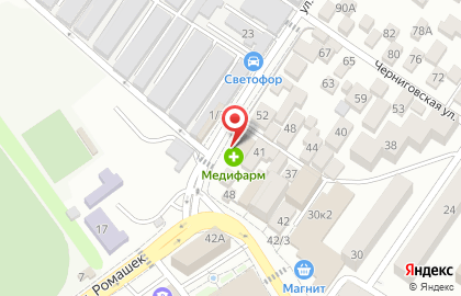 Аптека Медифарм в Адлерском районе на карте