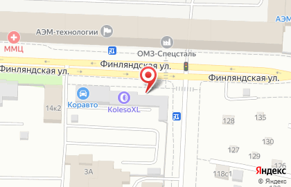 Магазин-мастерская KolesoXL на улице Братьев Радченко на карте