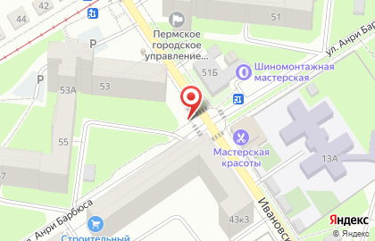 Магазин фруктов и овощей в Мотовилихинском районе на карте