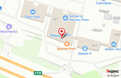 Торговый комплекс Варшавка-33 в Южном Чертаново на карте