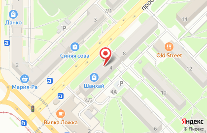 Супермаркет Магнит в Центральном районе на карте