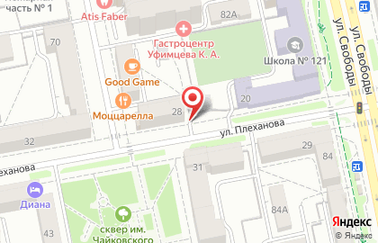 Магазин Свет и Музыка на улице Плеханова на карте
