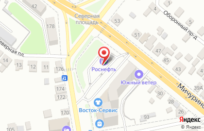 АЗС Роснефть на Базарной улице на карте