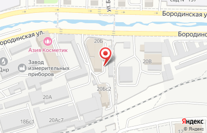 Елена на Бородинской улице на карте