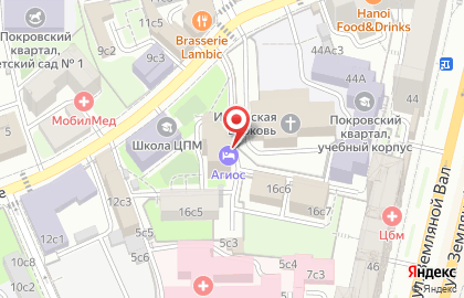 Трапезная в Москве на карте