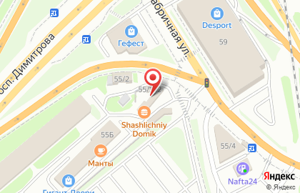 Шашлычный домик на Площади Гарина-Михайловского на карте