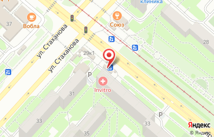 Пункт быстрого питания Русский аппетит в Октябрьском районе на карте