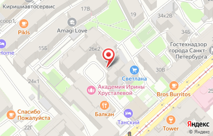 Офтальмологическая компания LensGo.ru в Петроградском районе на карте