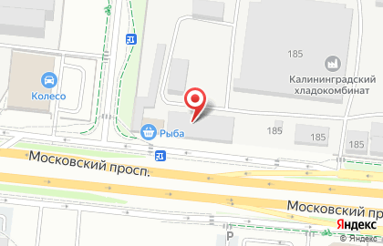 Магазин рыбной продукции на Московском проспекте на карте