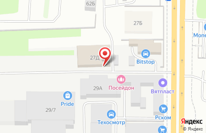 Магазин бытовой техники Дарина на Производственной улице на карте